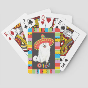 Fiesta American Eskimo Dog Playing Cards