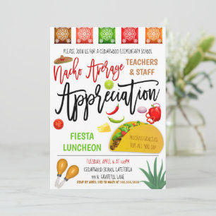 Fiesta Appreciation Invitation