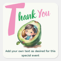 Fiesta Baby Girl Shower Avocado Cute Fun Modern