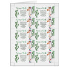 Fiesta Baby Shower Bring a Book Cards