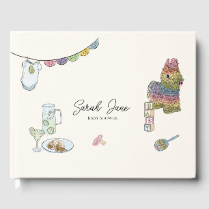 Fiesta Baby Shower Guest Book