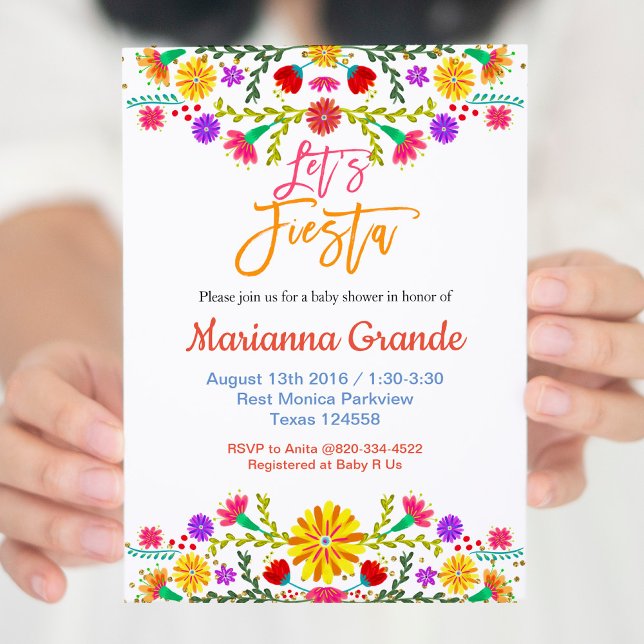 Fiesta Baby Shower Invitation (Creator Uploaded)