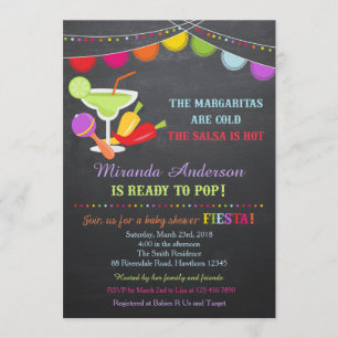 Fiesta Baby Shower Invitation / Baby Shower Invite