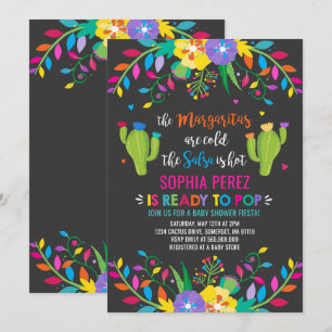 Fiesta Baby Shower Invitation Mexican Baby Shower