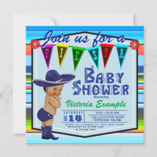 Fiesta Baby Shower Invitations