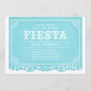 Fiesta Baby Shower Invitations