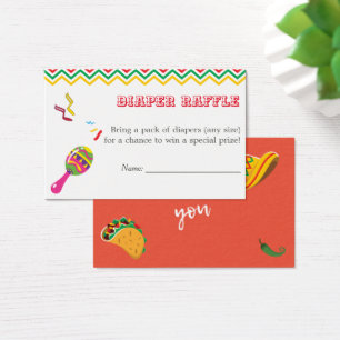 Fiesta Baby shower mexicain Raffle de couche