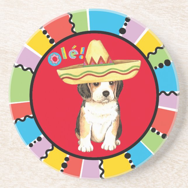Fiesta Beagle Coaster (Front)