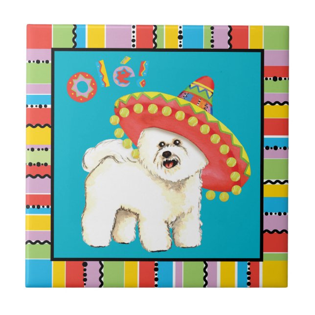 Fiesta Bichon Tile (Front)