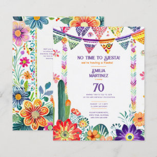 FIESTA Birthday  Folkart Flowers 70th 80th 90th 