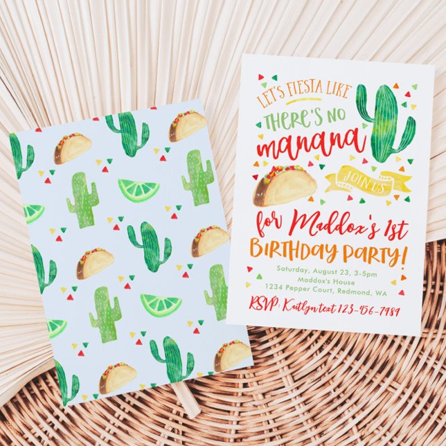 Fiesta Birthday Invitation | Fiesta Party (Creator Uploaded)