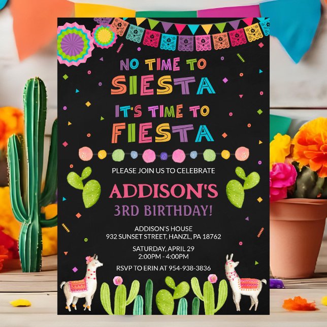 Fiesta Birthday Invitation | Mexican Party Invite (Creator Uploaded)