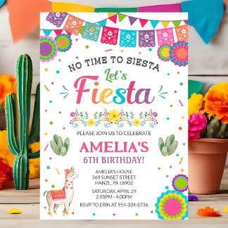 Fiesta Birthday Invitation | Mexican Party Invite