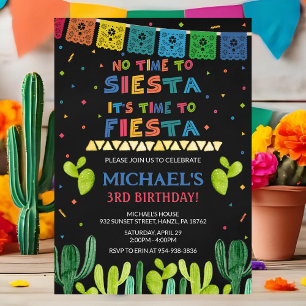 Fiesta Birthday Invitation   Mexican Party Invite