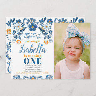 Fiesta Birthday Invitation with your Photo