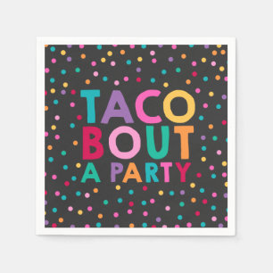 Fiesta Birthday Party Napkin Taco Bout A Party