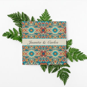 Fiesta Blooms, customizable Invitation