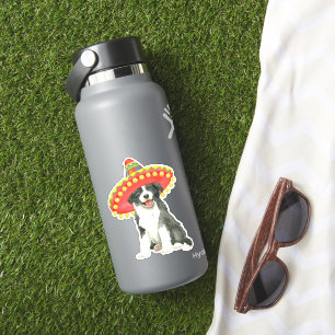 Fiesta Border Collie Vinyl Sticker