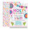 Fiesta Bridal Shower Invitation Holy Guacamole