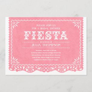 Fiesta Bridal Shower Invitations