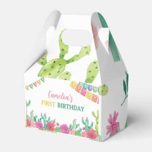 Fiesta Cactus Birthday Party Favour Box