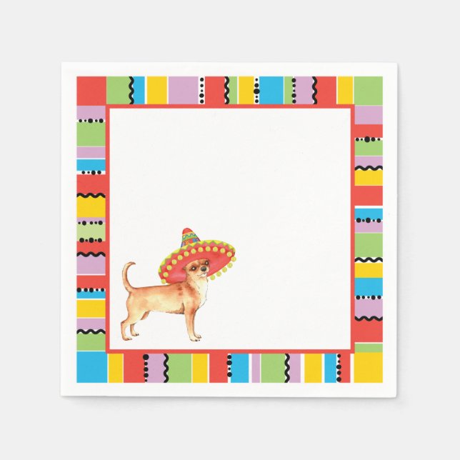 Fiesta Chihuahua Napkin (Front)