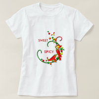 Fiesta Chili Peppers Ladies Sweet Spicy T-shirt