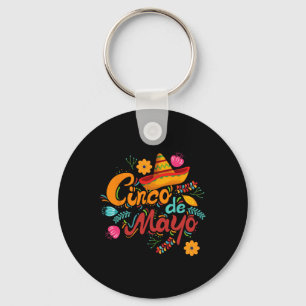 Fiesta Cinco De Mayo Party Matching Mexican Men Wo Keychain