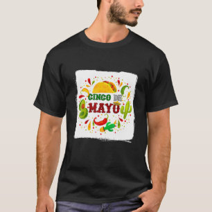 Fiesta Cinco De Mayo Party Mexican Men Women Prese T-Shirt