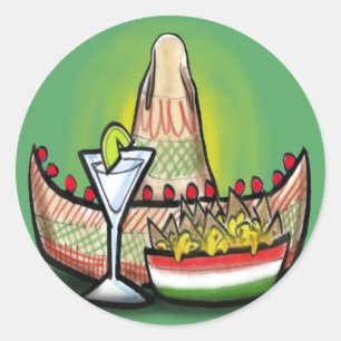 Fiesta Classic Round Sticker