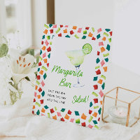 Fiesta Colourful Margarita Bar Sign
