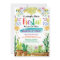 Fiesta couples shower invitation with cactuc