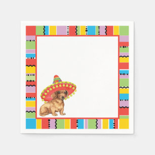 Fiesta Dachshund Napkin