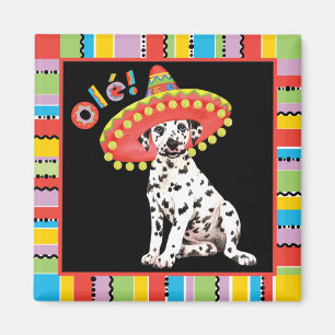 Fiesta Dalmatian Magnet