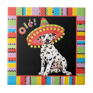 Fiesta Dalmatian Tile