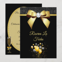 Fiesta de cumpleaños de elegancia glamorosa