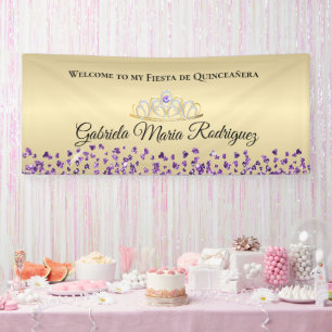 Fiesta de Quinceañera Banner