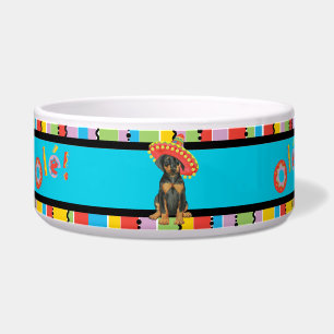 Fiesta Doberman Pinscher Bowl