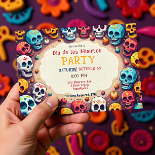 💀 Fiesta en el Cráneo Invitation