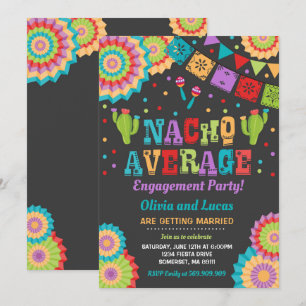 Fiesta Engagement Invitation Nacho Moyenne Party