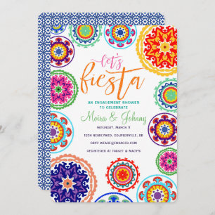 Fiesta Engagement Shower Invitation
