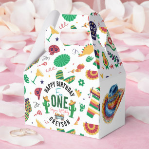 Fiesta First   1st Birthday Party Favor Box