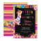 Fiesta Floral 1st birthday invitation