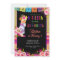 Fiesta Floral 1st birthday invitation