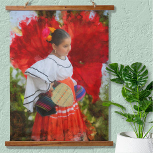 Fiesta Flower 2555 Hanging Tapestry