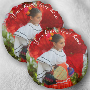 Fiesta Flower 2555 Round Pillow