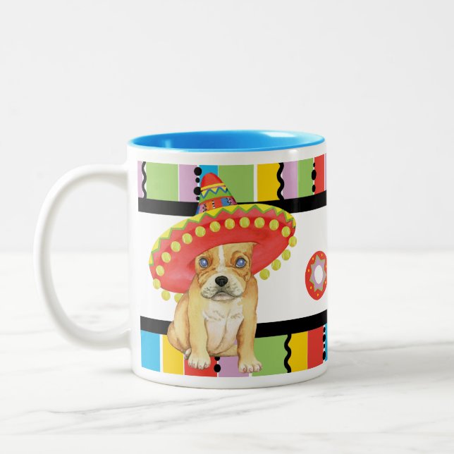 Fiesta Frenchie Two-Tone Coffee Mug (Left)