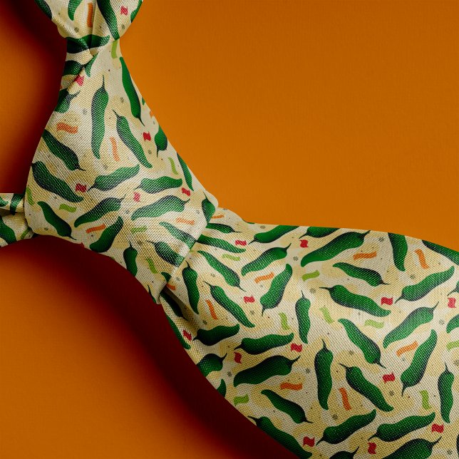 Fiesta Fun Green Chile Pattern Tie (Creator Uploaded)