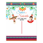 Fiesta gender Reveal Voting Board