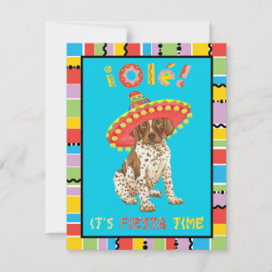 Fiesta German Shorthaired Pointer Invitation